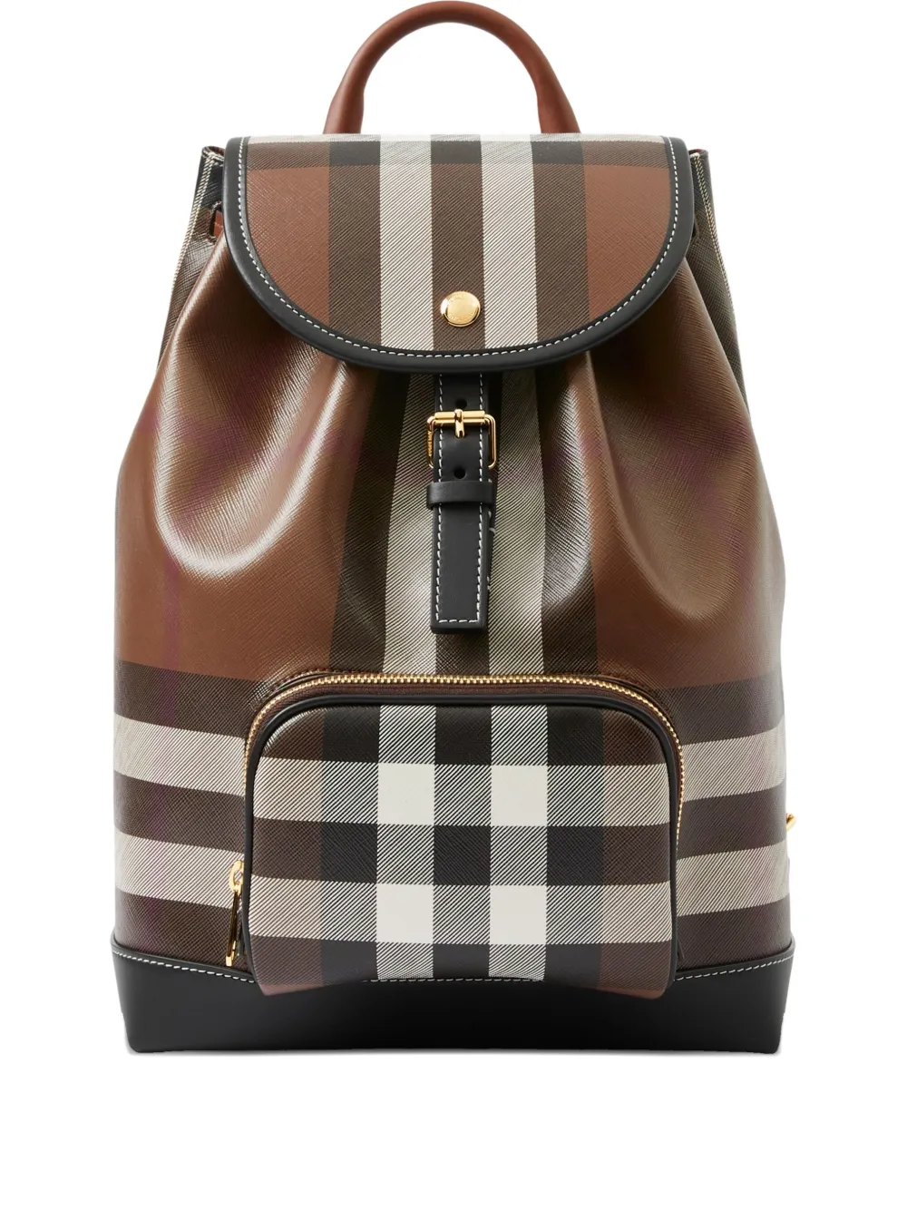 Burberry Zaino Vintage Check - Marrone