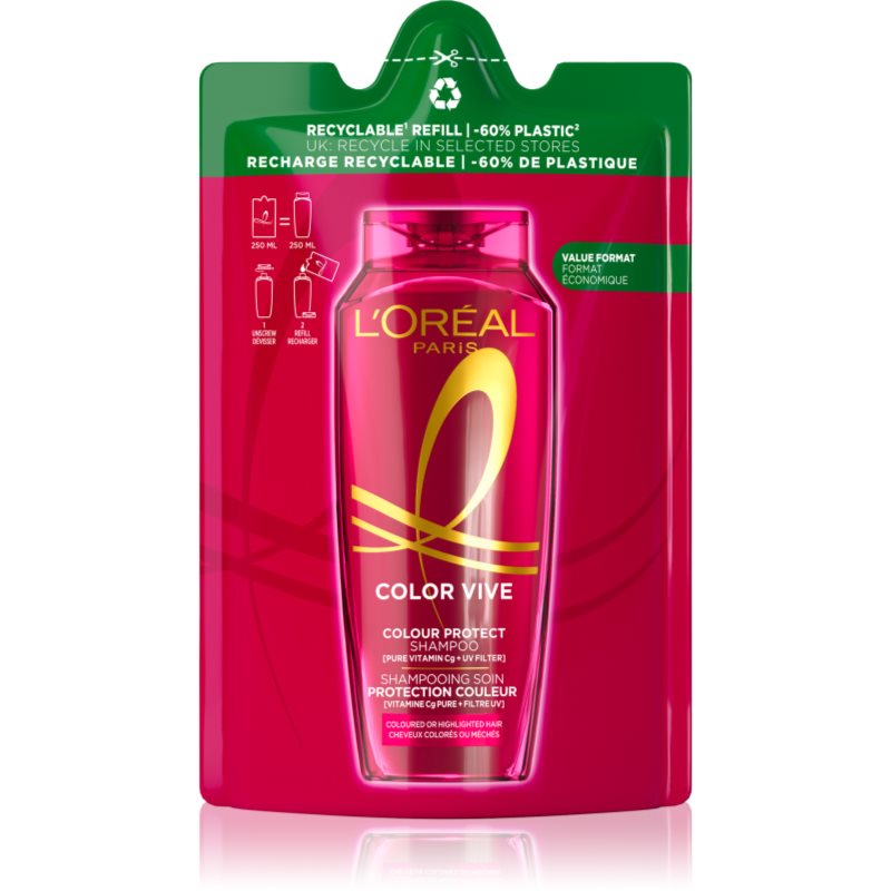 L’Oréal Paris Elvive Color-Vive Shampoo Ricarica 250 Ml