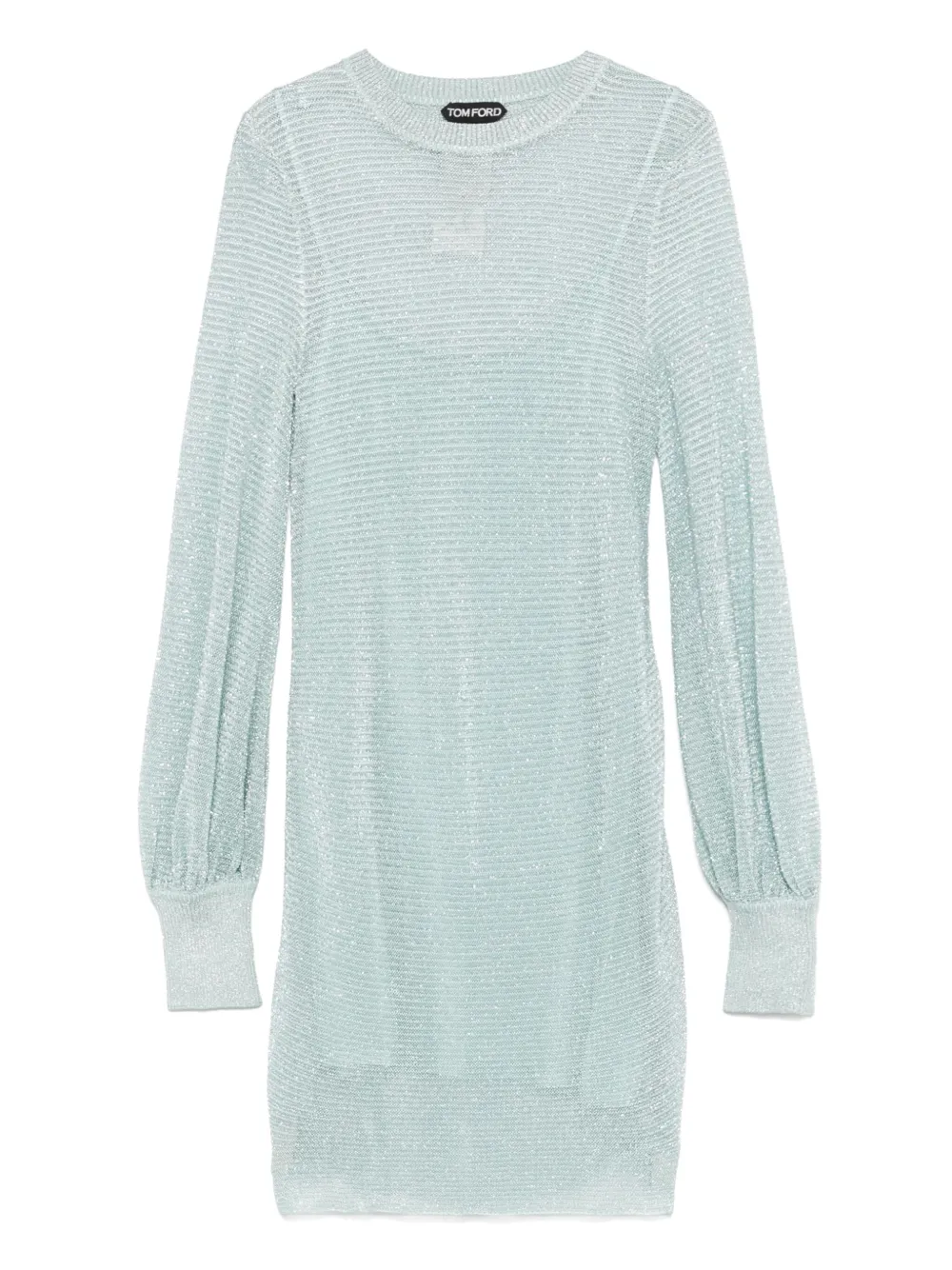 TOM FORD layered mini dress - Blu