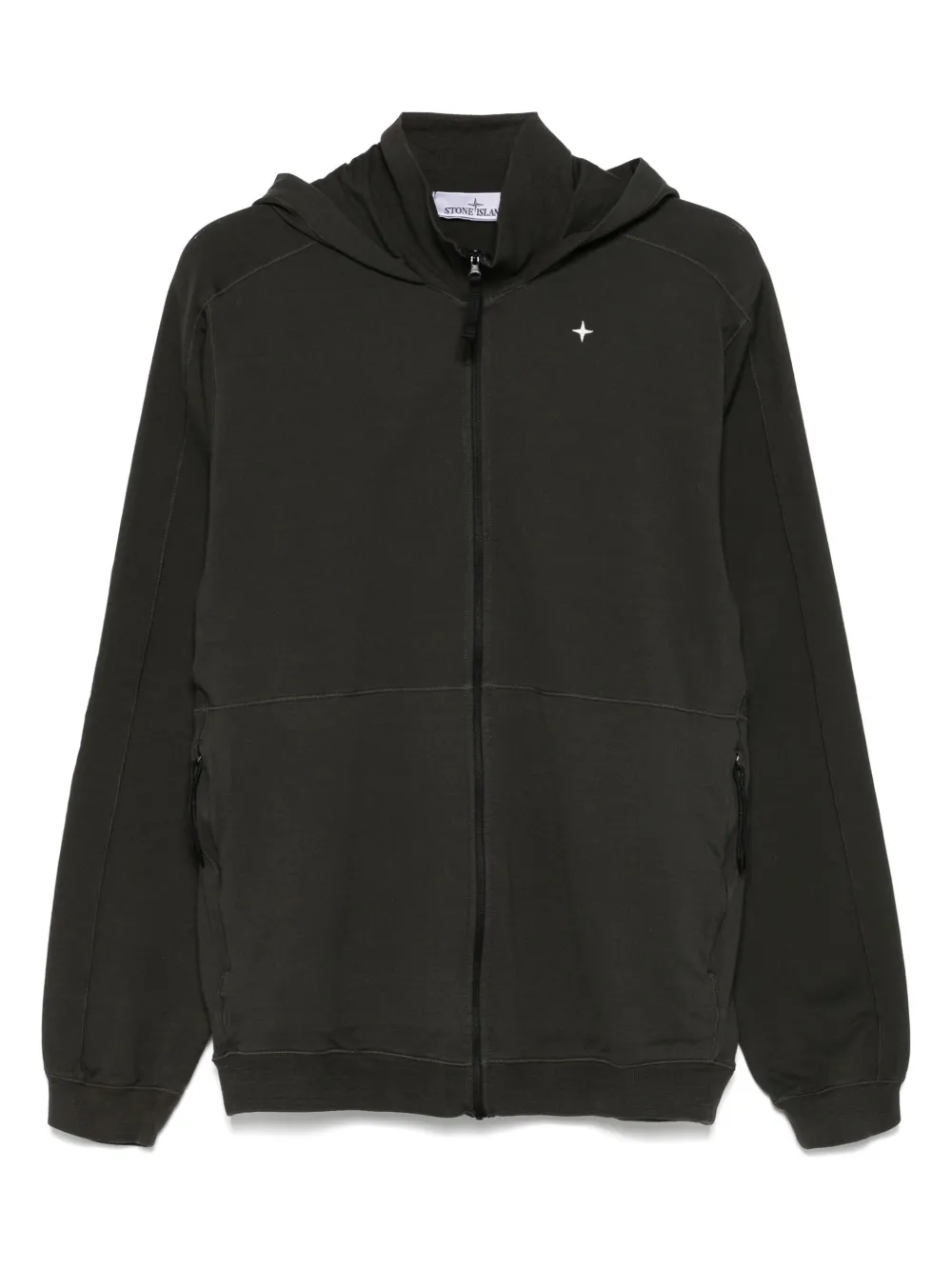 Stone Island zip-up hoodie - Nero