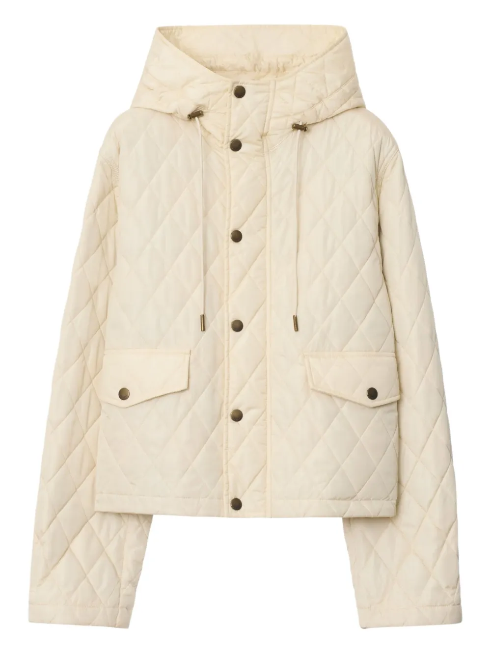 Burberry cropped quilted jacket - Toni neutri