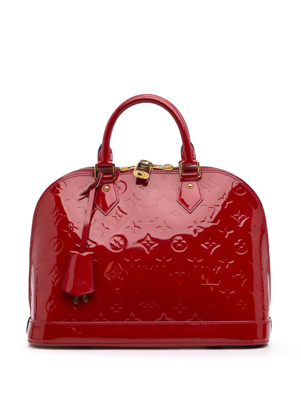 Louis Vuitton Pre-Owned 2013 Monogram Vernis Alma PM satchel - Rosso