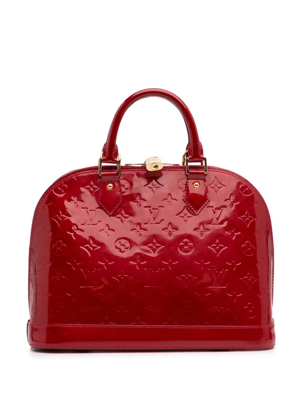 Louis Vuitton Pre-Owned 2013 Monogram Vernis Alma PM handbag - Rosso