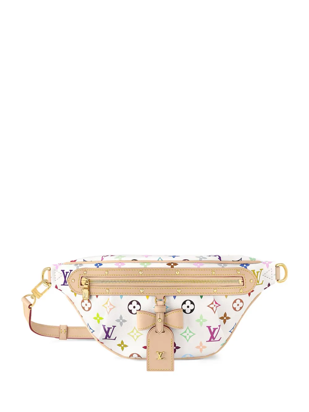 Louis Vuitton Pre-Owned Marsupio High Rise "White/Multicolored" Louis Vuitton x Takashi Murakami - Bianco