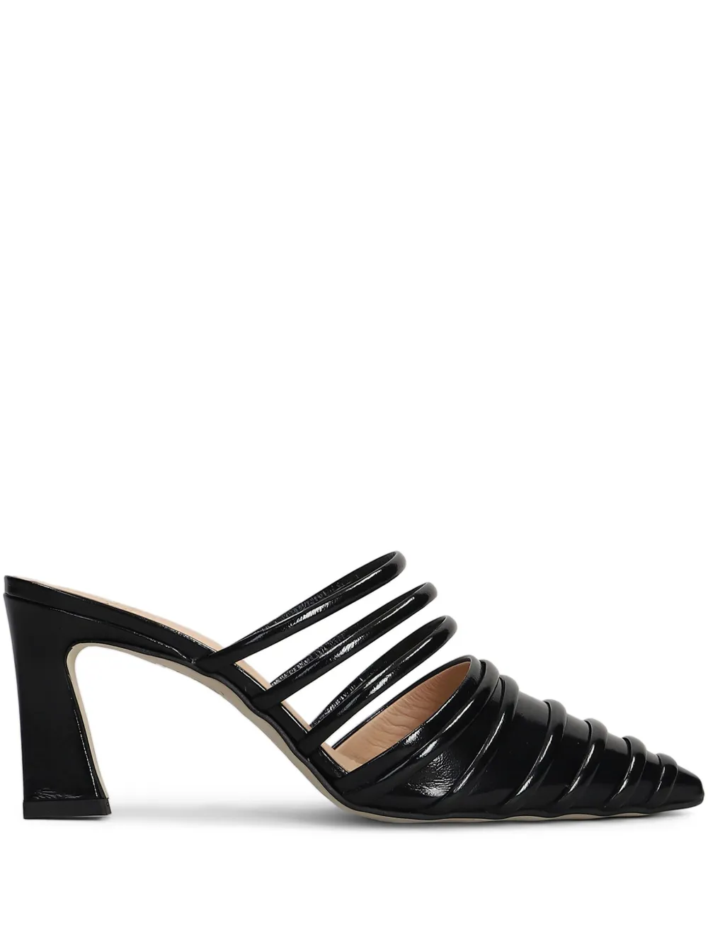 Isabel Ferranti leather mules - Nero