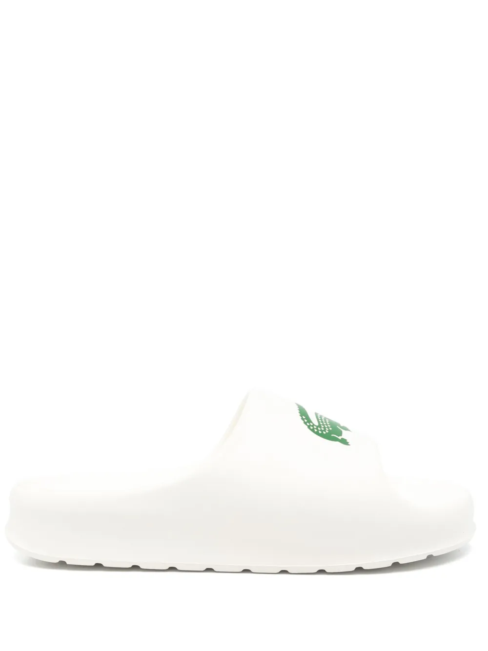 Lacoste logo-print slides - Bianco
