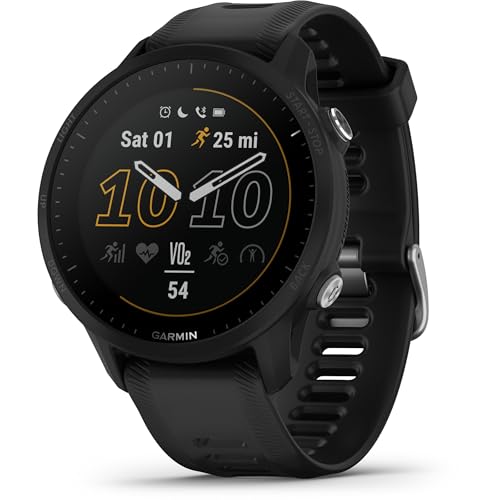 Garmin Unisex Forerunner 955 Solar Gps-Uhr, Schwarz, Onesize
