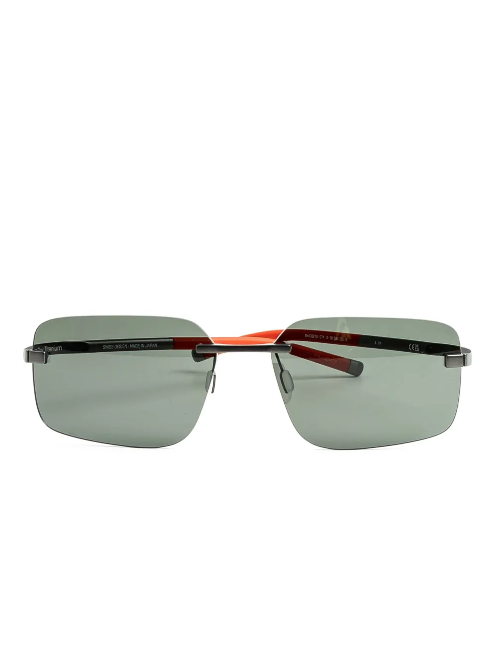 TAG Heuer TH40027U rimless sunglasses - Grigio