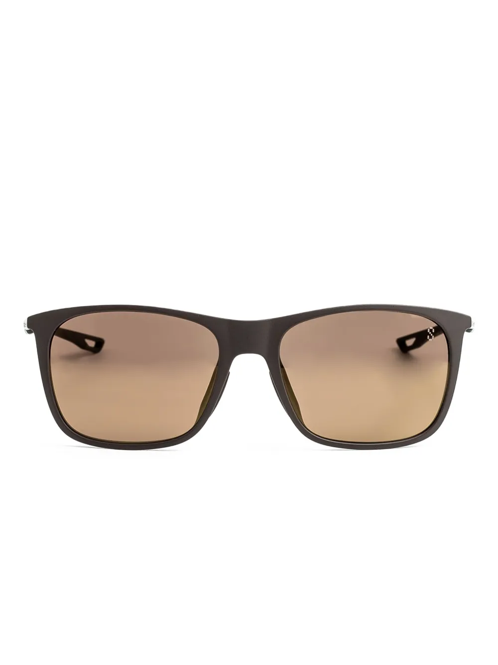 TAG Heuer TH40037I rectangle-frame sunglasses - Marrone