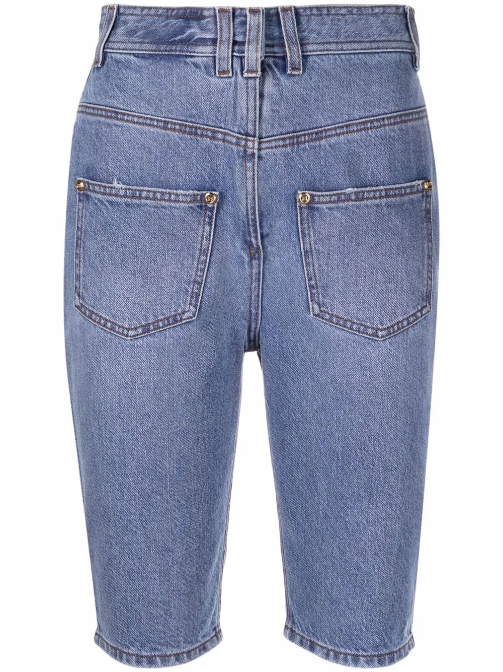 Balmain Shorts denim - Blu