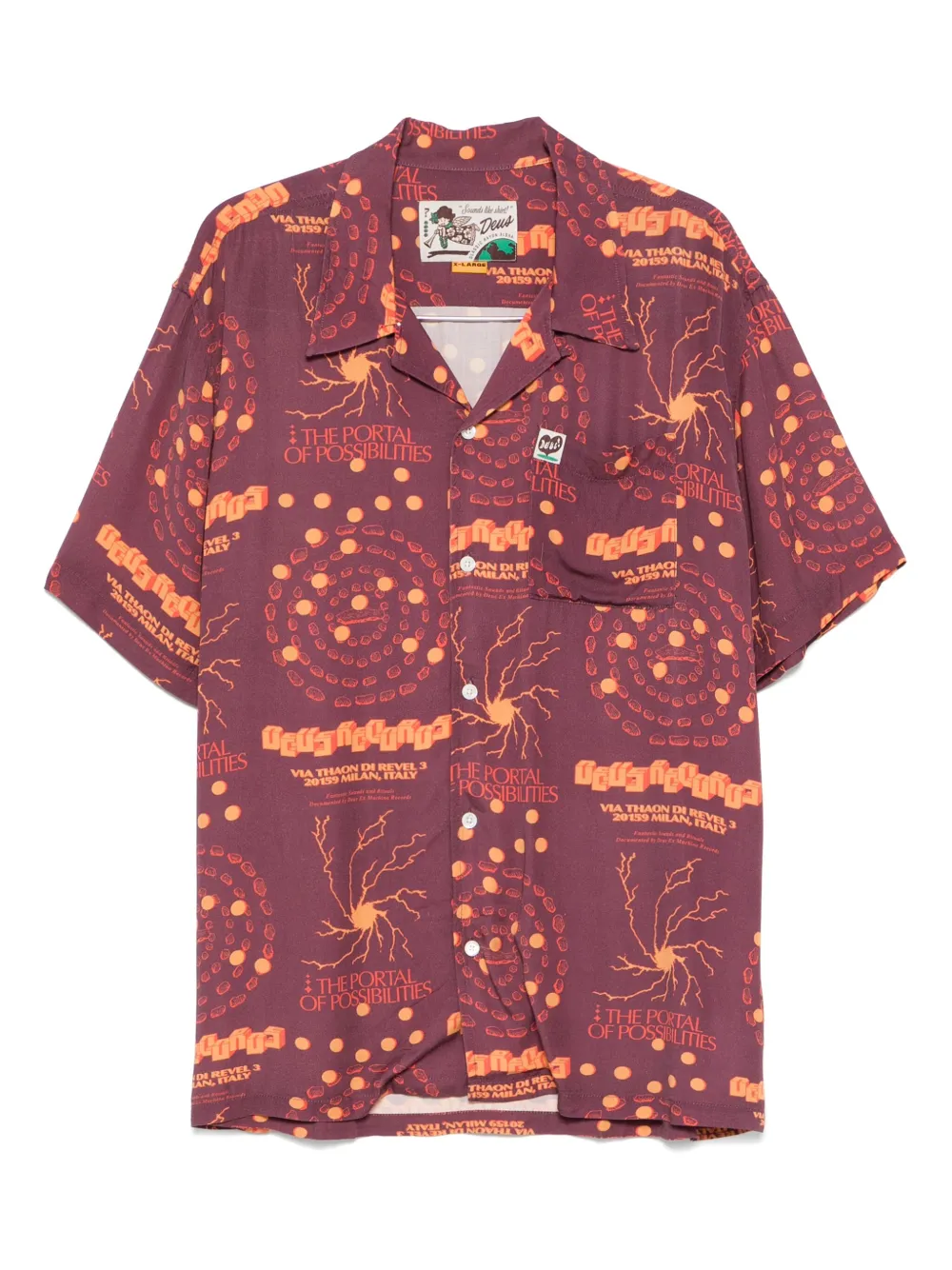 Deus Ex Machina Smithson shirt - Viola