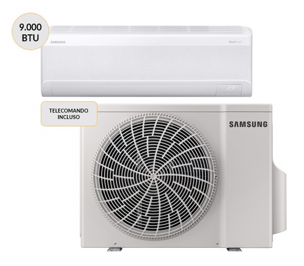 Samsung WindFree AR60F09C1AWXEU + AR60F09C1AWNEU Climatizzatore Mono split  9000btu Wi-Fi