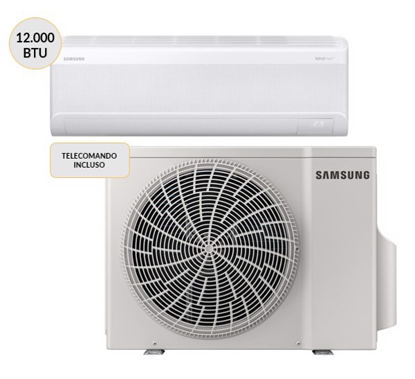 Samsung WindFree AR60F12C1AWNEU + AR60F12C1AWXEU Climatizzatore Mono split  12000btu Wi-Fi