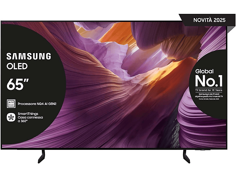 Samsung Qe65S85Faexzt Tv Oled, 65 ", Oled 4K