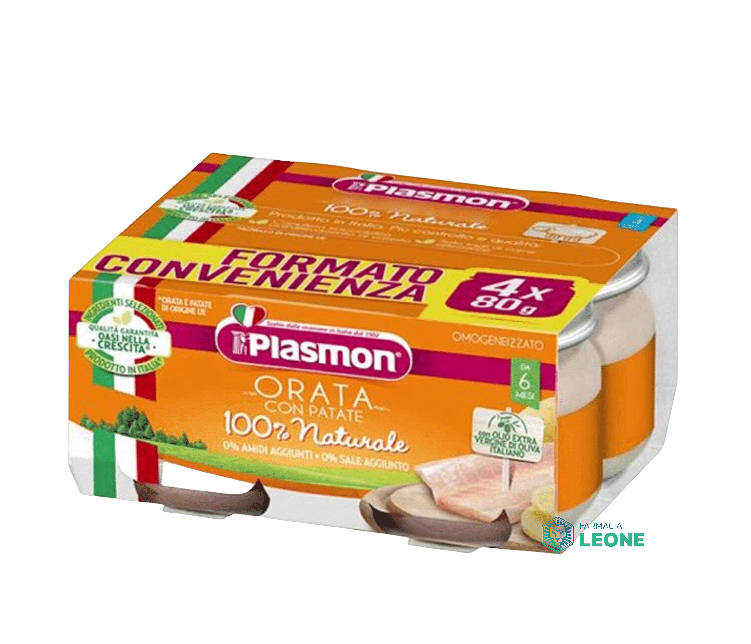 Plasmon Orata Con Patate 4 X 80 G