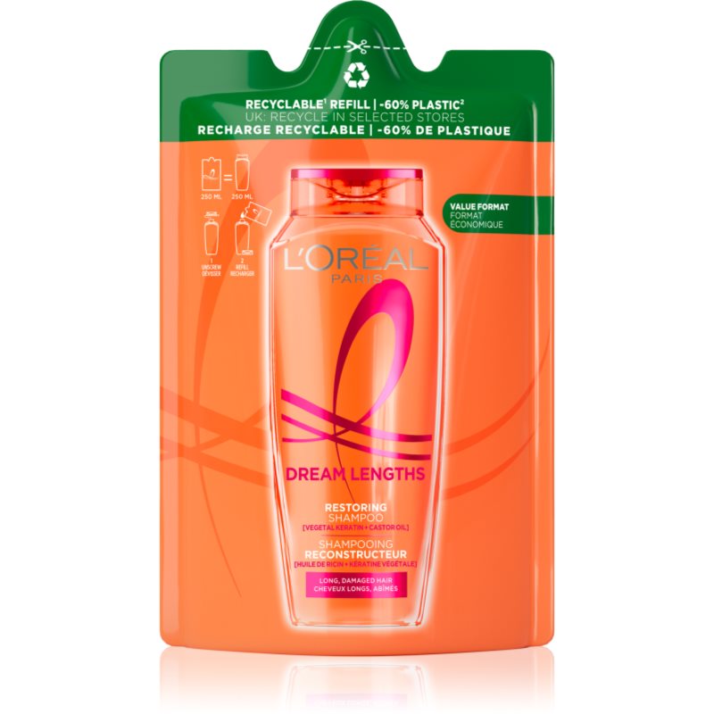 L’Oréal Paris Elvive Dream Long Shampoo Ricarica 250 Ml