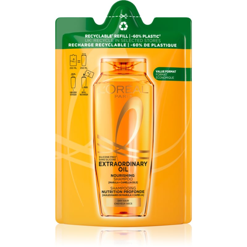 L’Oréal Paris Elvive Olio Straordinario Shampoo Ricarica 250 Ml
