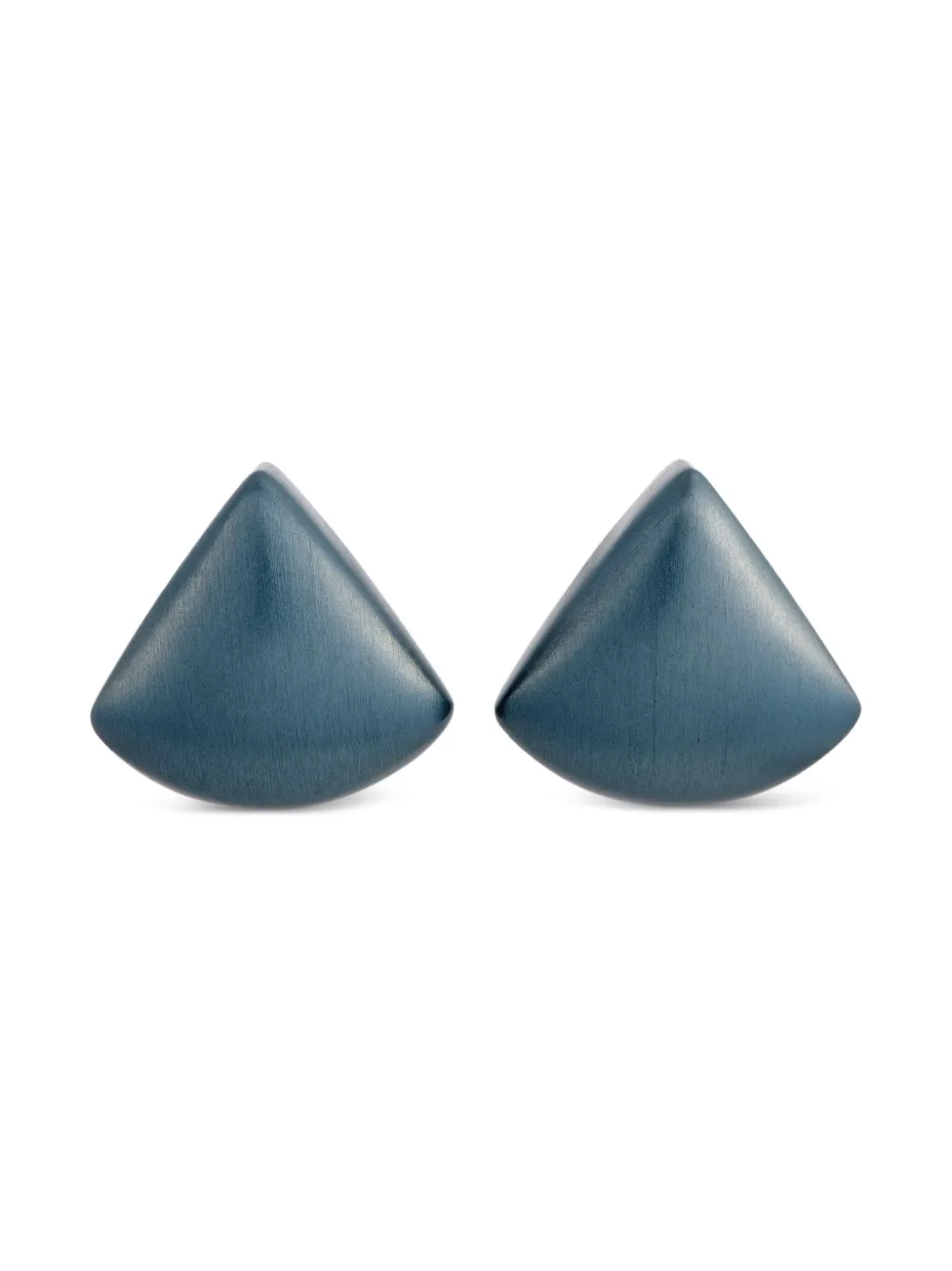 Swatch Vintage 14K white gold Confore earrings - Blu
