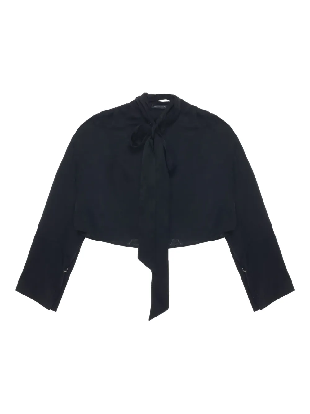 Ann Demeulemeester Moni Lavallièere blouse - Nero