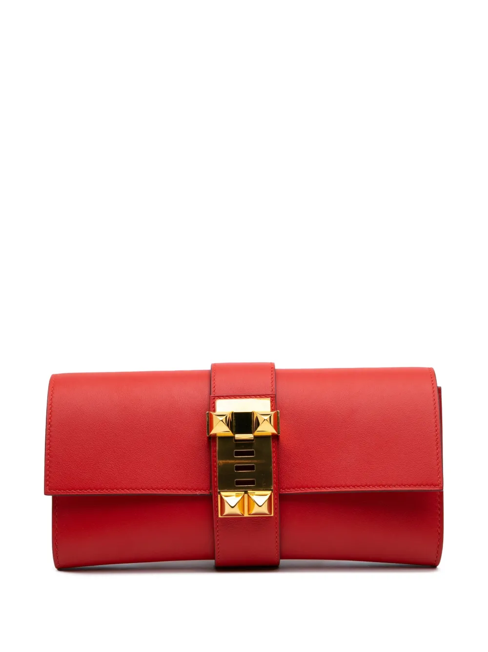 Hermès Pre-Owned 2017 Tadelakt Medor 23 clutch bag - RED
