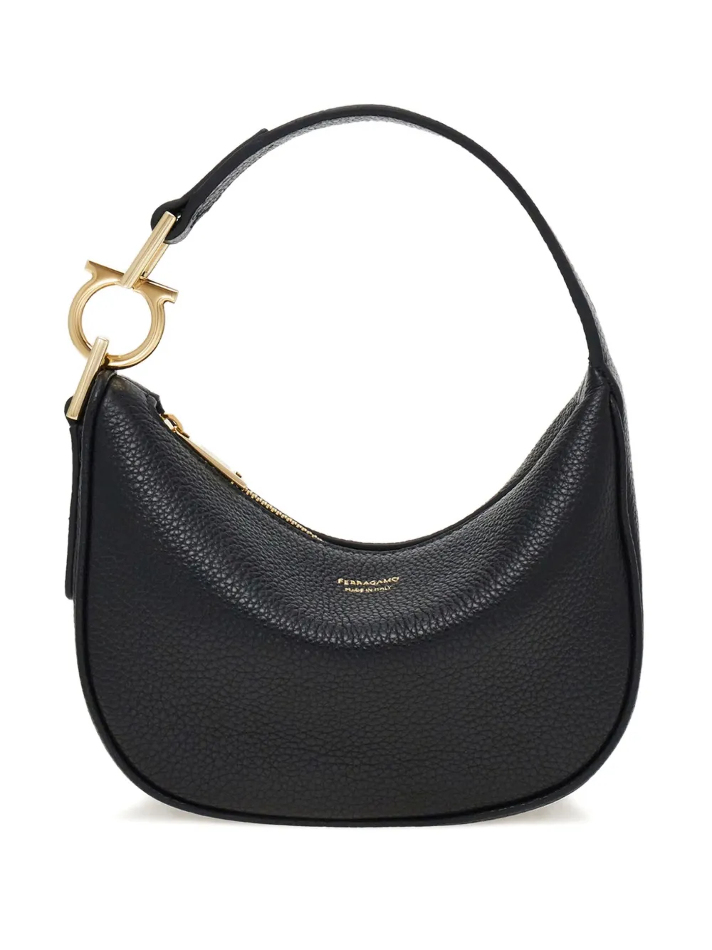 Ferragamo mini leather tote bag - Nero