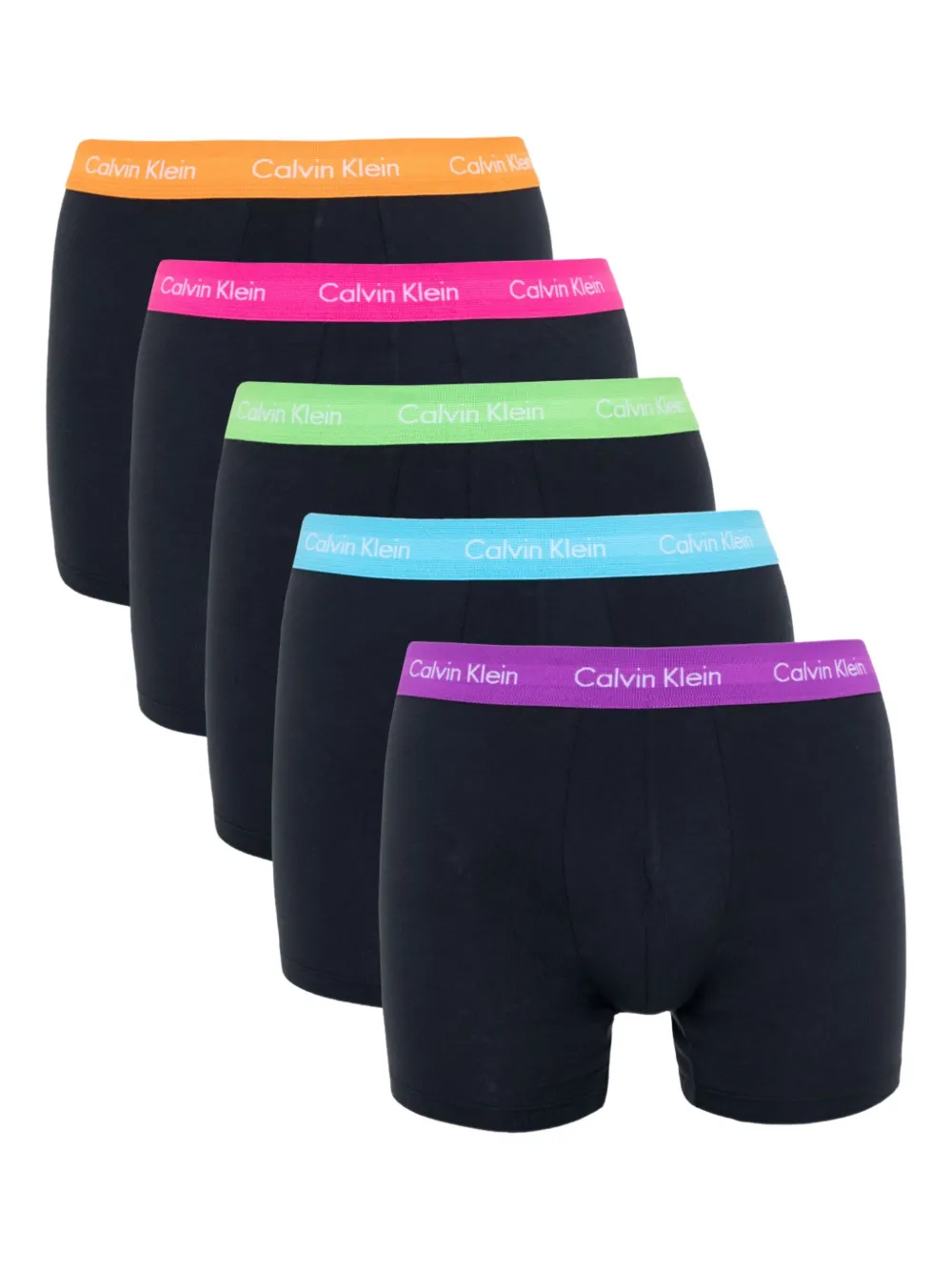Calvin Klein Underwear logo-waistband boxers (pack of five) - Nero