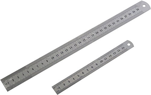 Silverline - Silverline - Réglet En Inox 300 Mm
