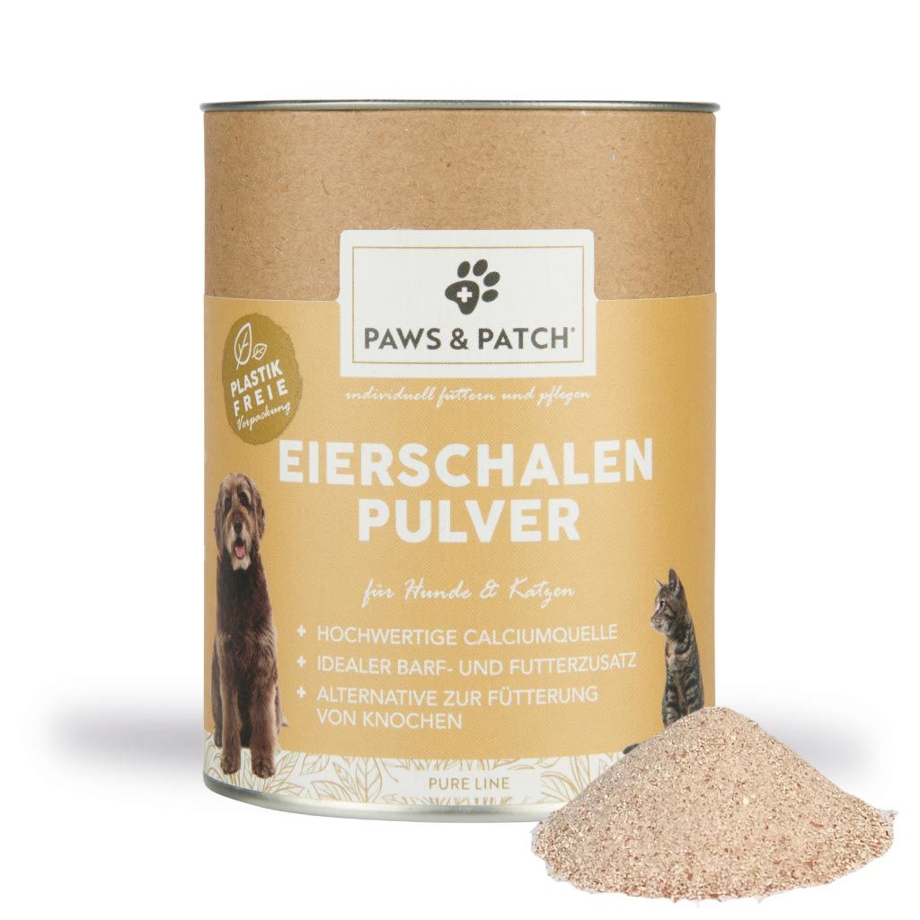 PAWS&PATCH polvere di gusci d'uovo 500 g Polvere