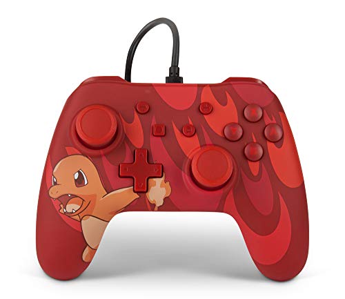 Controller Cablato Con Licenza Ufficiale Per Console Nintendo Switch, Design Con Pokémon Charmander