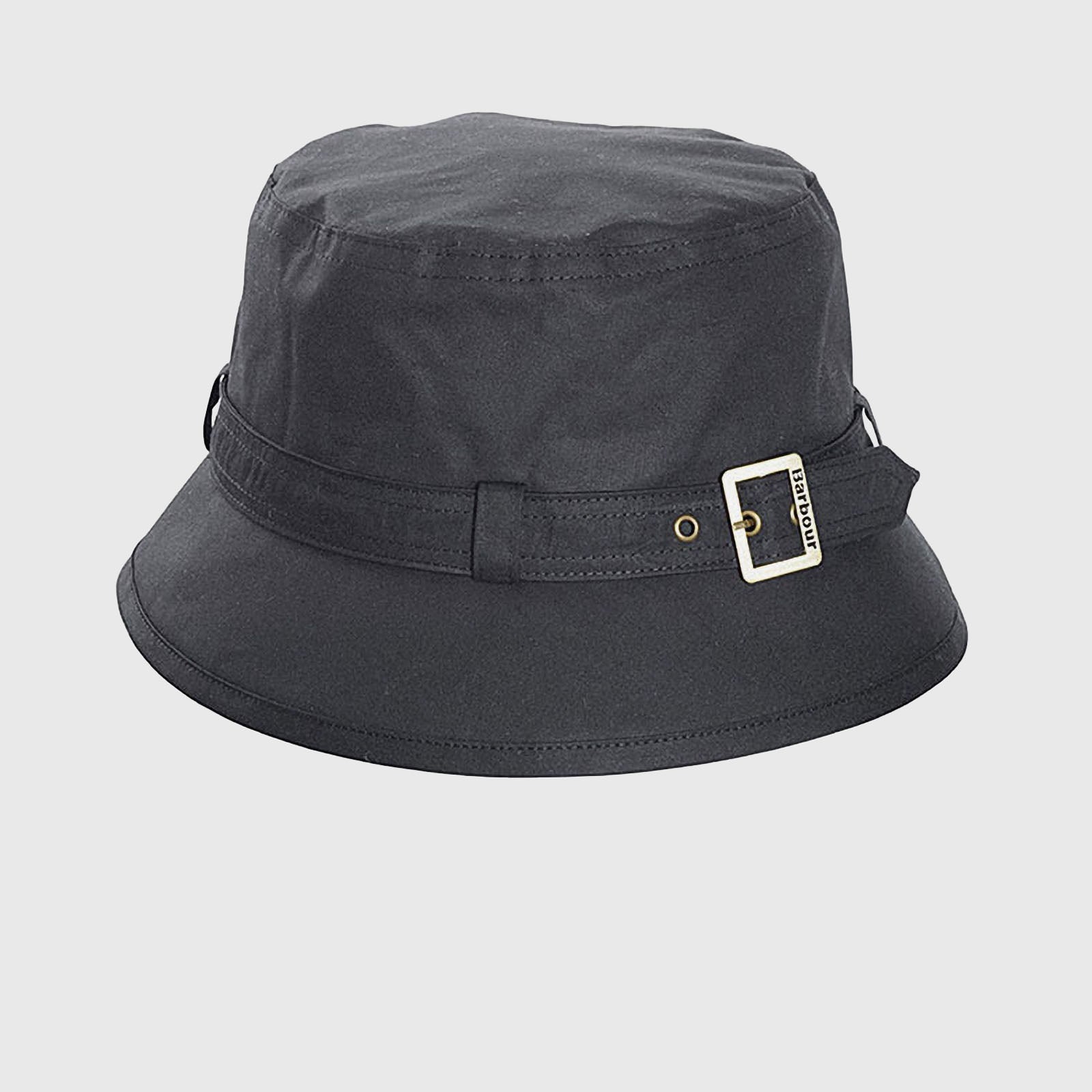 Barbour Cappello Kelso Wax Con Cinturino Nero Donna