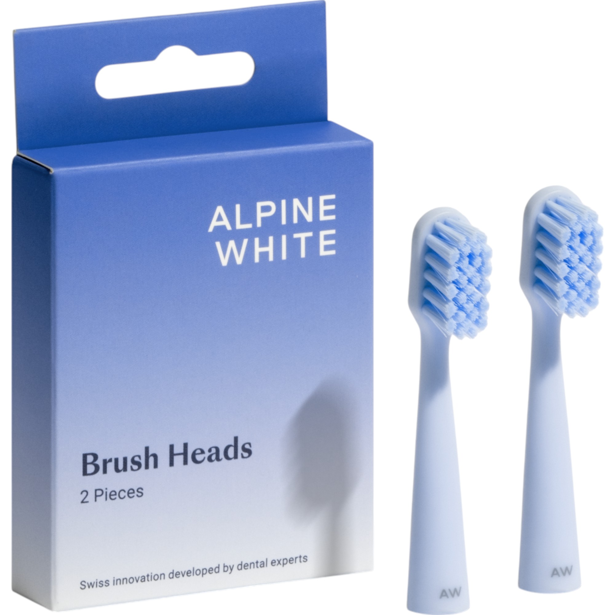 Alpine White Testine di ricambio per spazzolino sonico