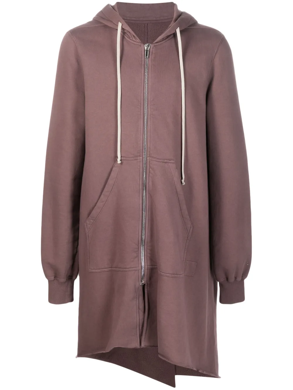 Rick Owens DRKSHDW Parka Fishtail con cappuccio - Viola