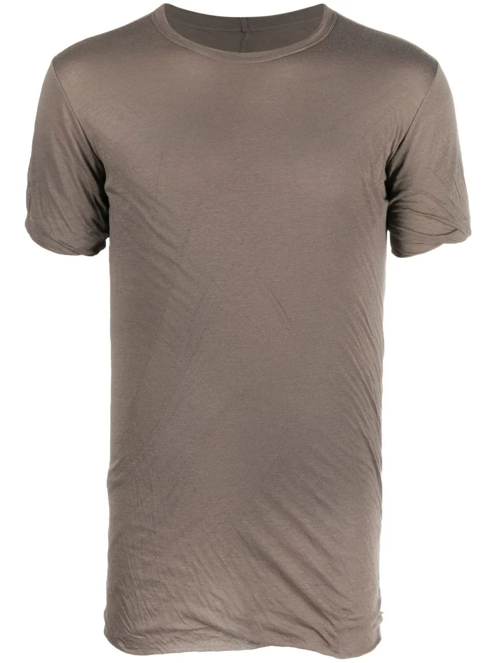 Rick Owens T-shirt con risvolto - Marrone