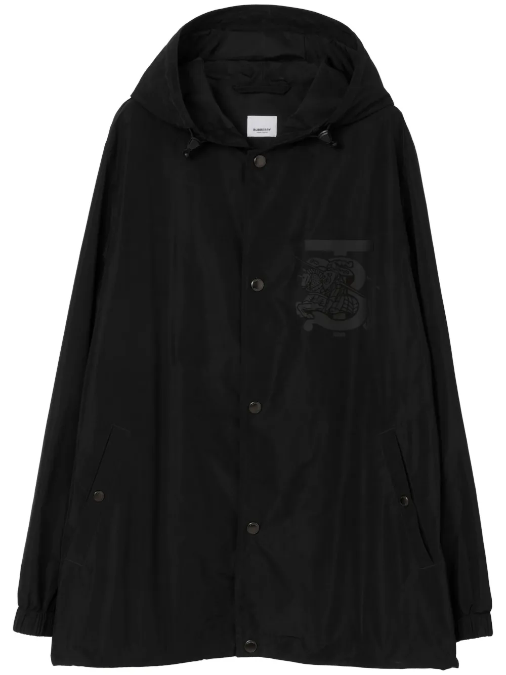 Burberry Giacca con cappuccio - Nero