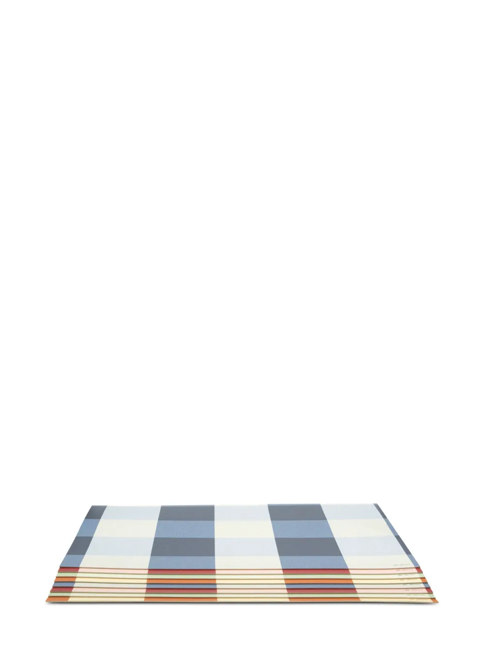 CU I SEEYOU checkerboard-print platemat (set of eight) - Verde