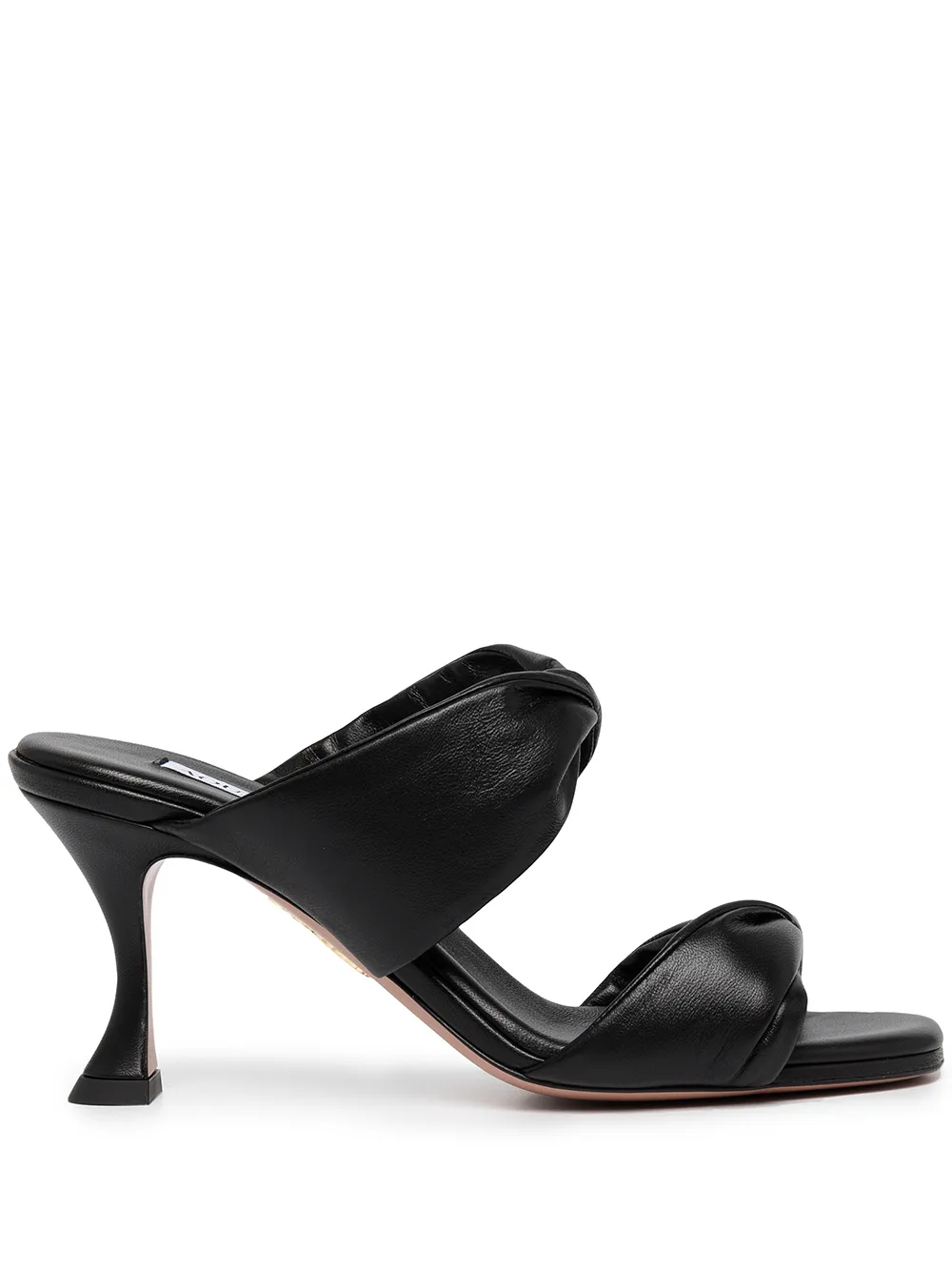 Aquazzura mules con cinturino - Nero