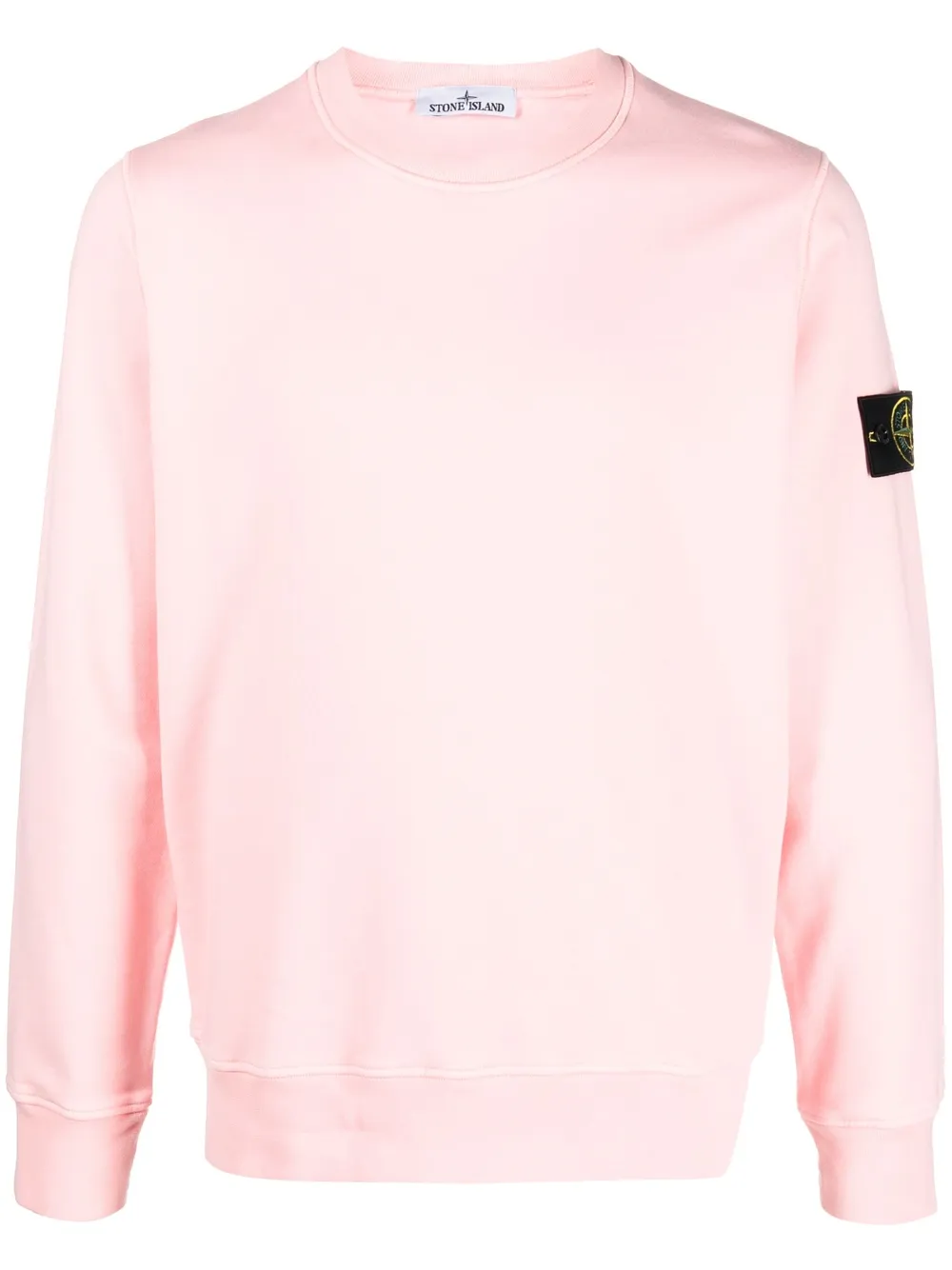 Stone Island Felpa con applicazione - Rosa
