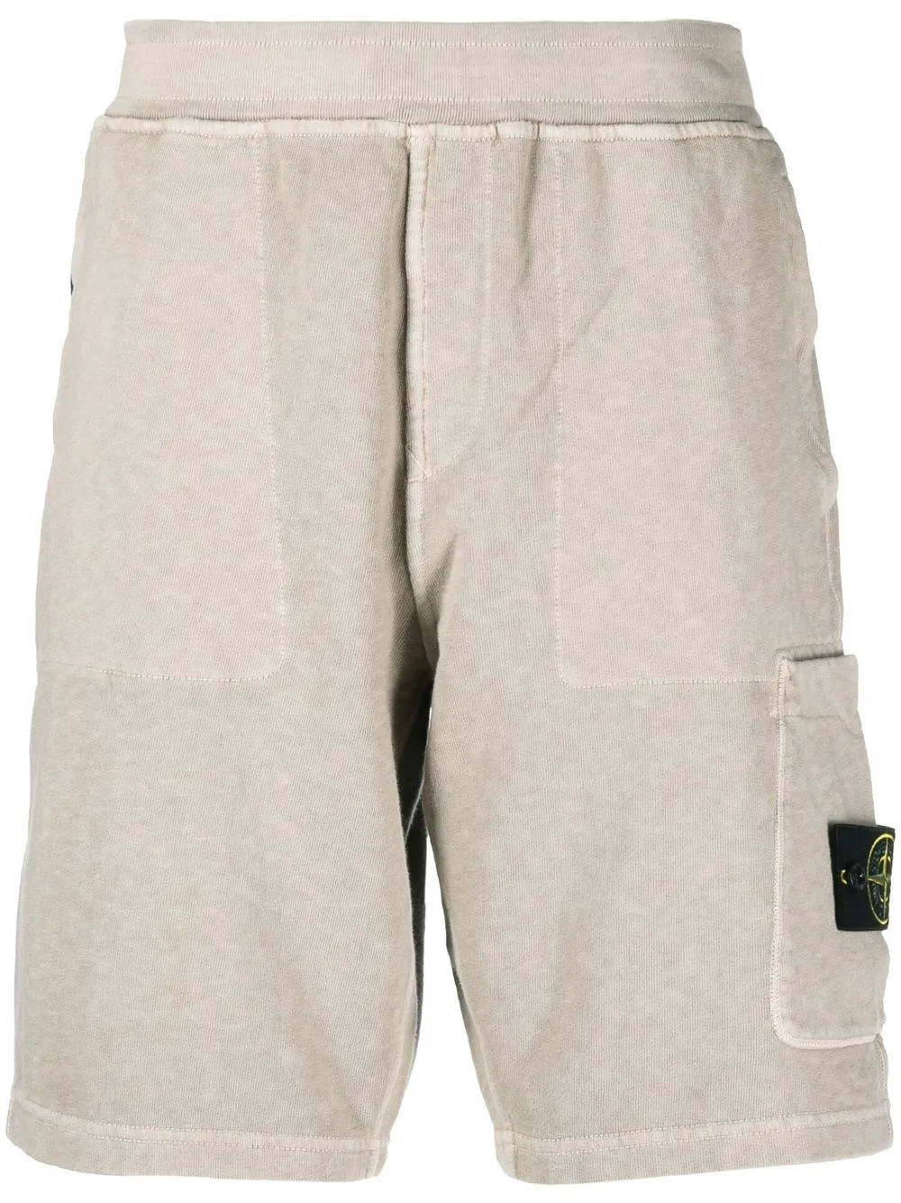 Stone Island Shorts con motivo Compass - Toni neutri
