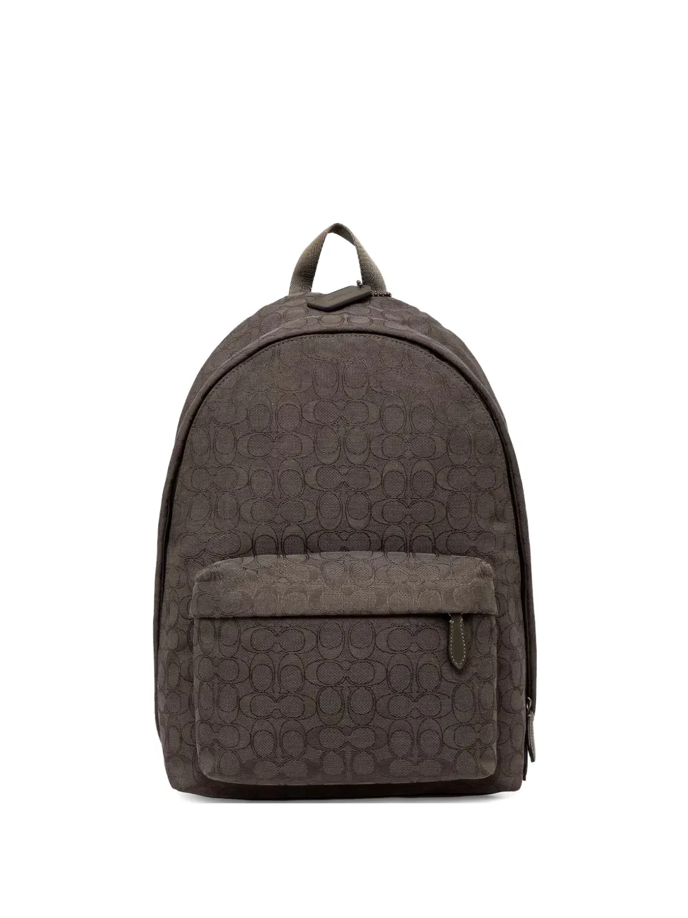 Coach monogram-pattern backpack - Verde