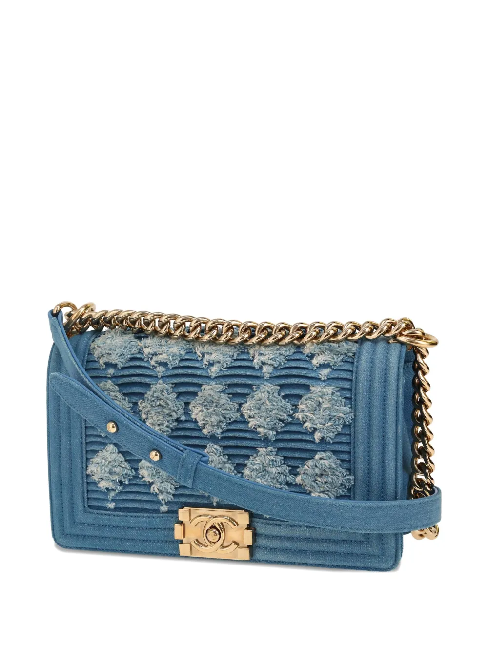 CHANEL Pre-Owned Borsa a spalla Chanel Boy - Blu