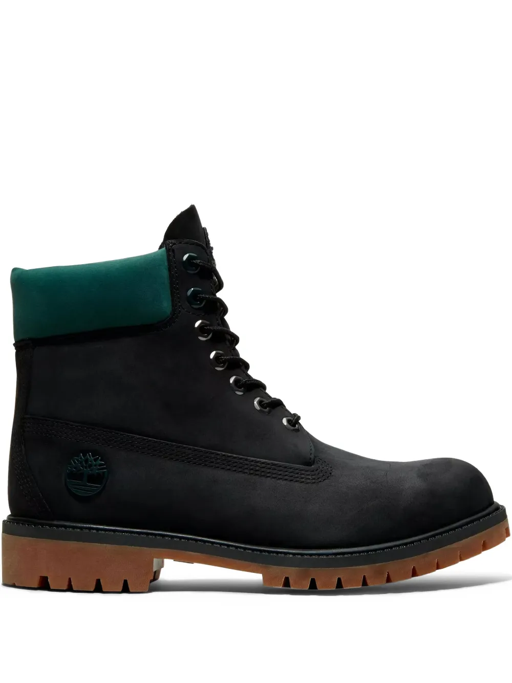 Timberland Stivali Premium 6-Inch "Black/Green" - Nero