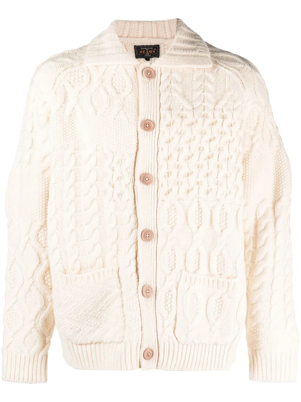 BEAMS PLUS Cardigan Alan - Toni neutri