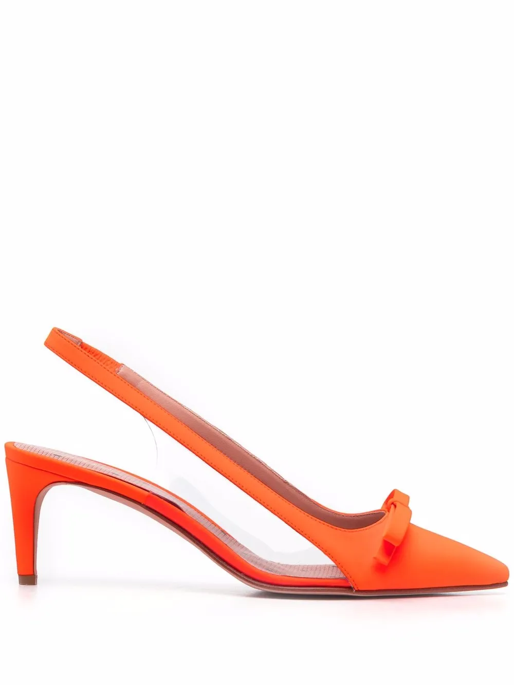 RED(V) Pumps Sandie con cinturino posteriore - Arancione