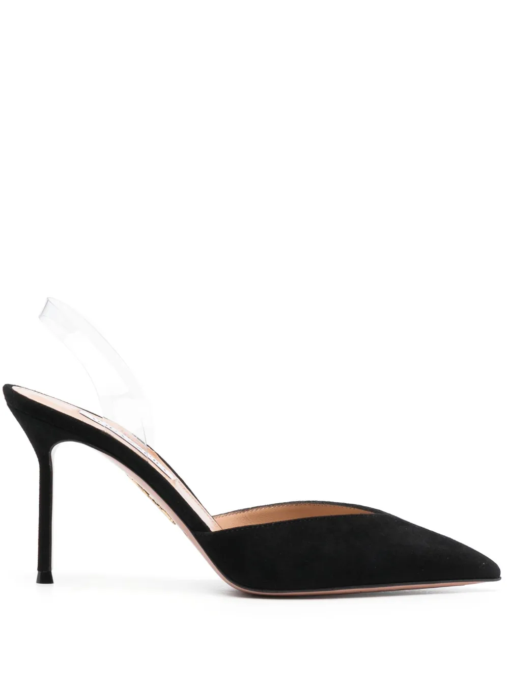 Aquazzura Pumps V Plexi 95mm - Nero