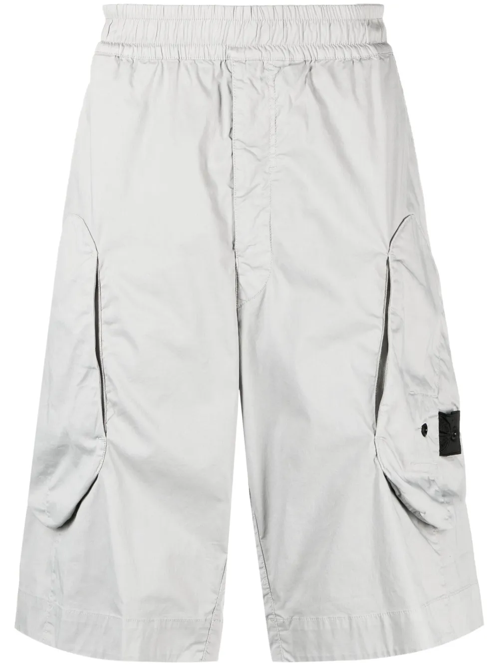 Stone Island Shadow Project Bermuda con cavallo basso - Grigio