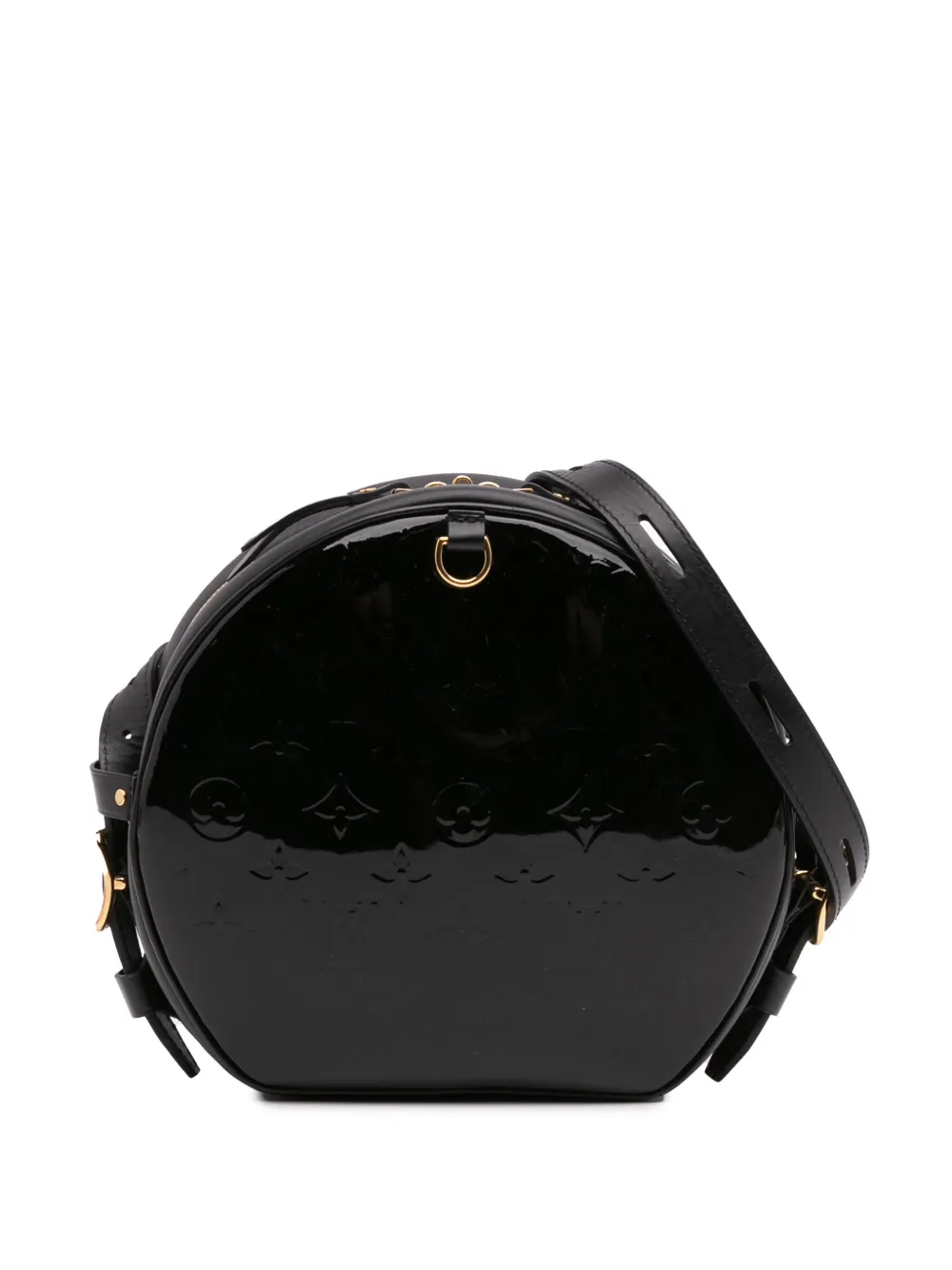 Louis Vuitton Pre-Owned 2021-2025 Monogram Vernis Boite Chapeau Souple MM crossbody bag - Nero