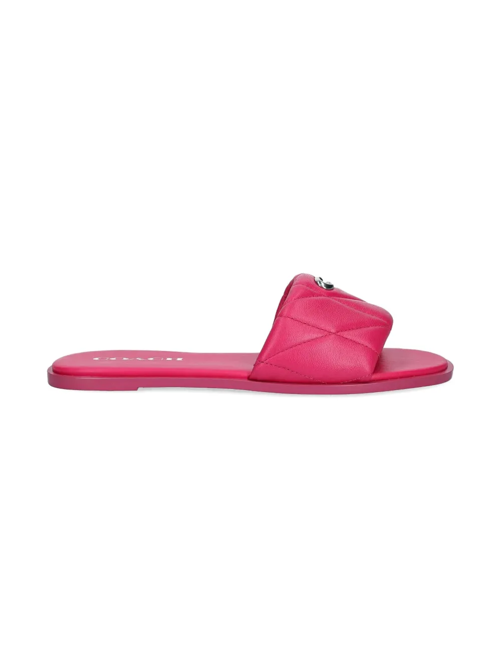Coach logo-plaque sandals - Rosa
