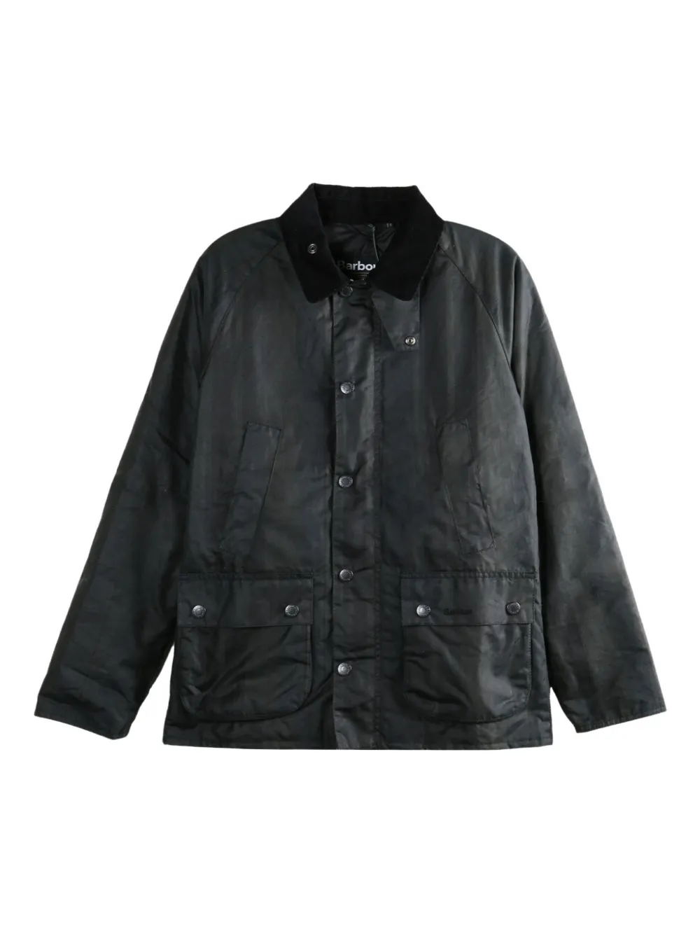 Barbour black collar jacket - Nero