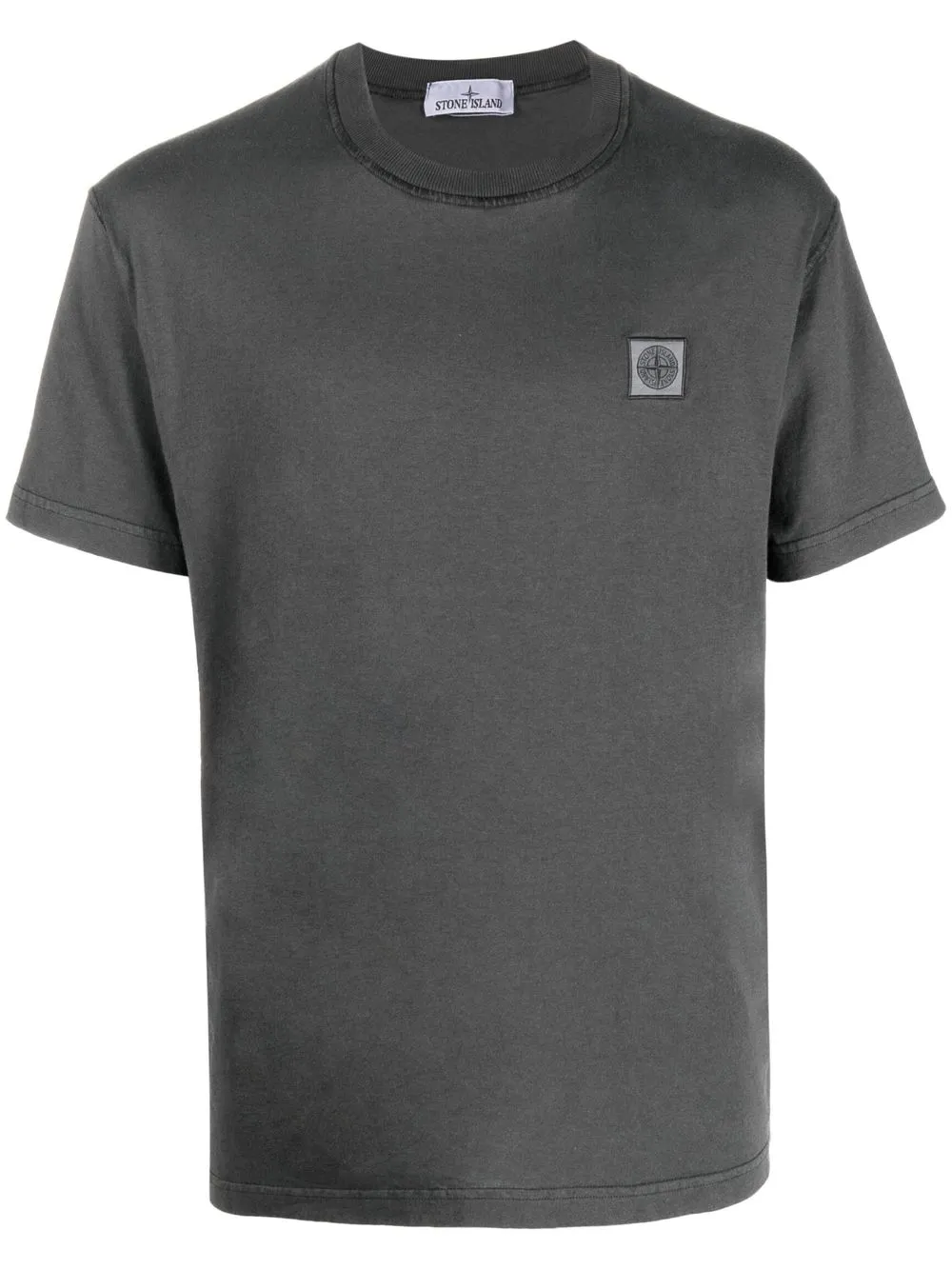 Stone Island T-shirt con applicazione Compass - Grigio