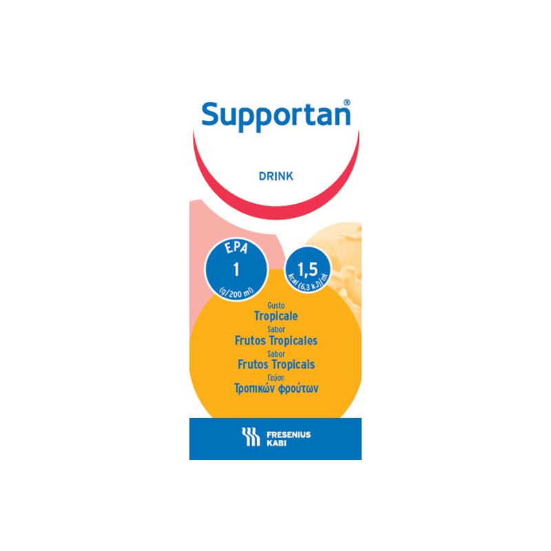 Fresenius Kabi - Fresenius Kabi Supportan Drink Frutti Tropicali 4 Flaconi X 200 Ml